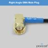 Proxicast Active/Passive GPS Antenna SMA - Through Hole Screw Mount Puck Antenna with Right Angle SMA Male Connector on 18 inch Low Loss Coax Lead - 28 dB LNA (ANT-190-005) view 4