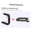 Veemoon 1pc Folding Camera Stabilizer Handheld Bracket for Mobile Phones Sturdy Design for Video Recording Live Broadcasting and Photography Black view 2