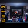 KODAK Manual Pull-Down White Projector Screen 100" Inch | Large 16:9 Office, Home Movie Theater Screen with Wall & Ceiling Mount Options, Easy-Clean Matte Fabric & Retractable Hanging Design | Indoor. view 4