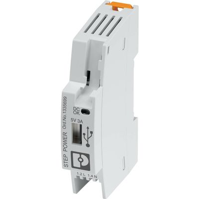 1335699, Power Supply Unit, Step Power, 5VDC 3A, in: 100-240VAC