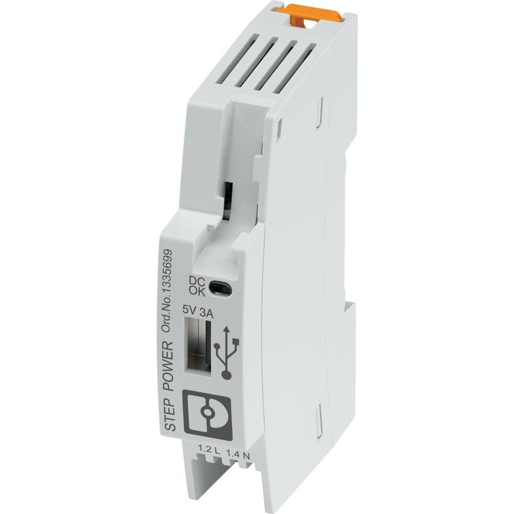 1335699, Power Supply Unit, Step Power, 5VDC 3A, in: 100-240VAC