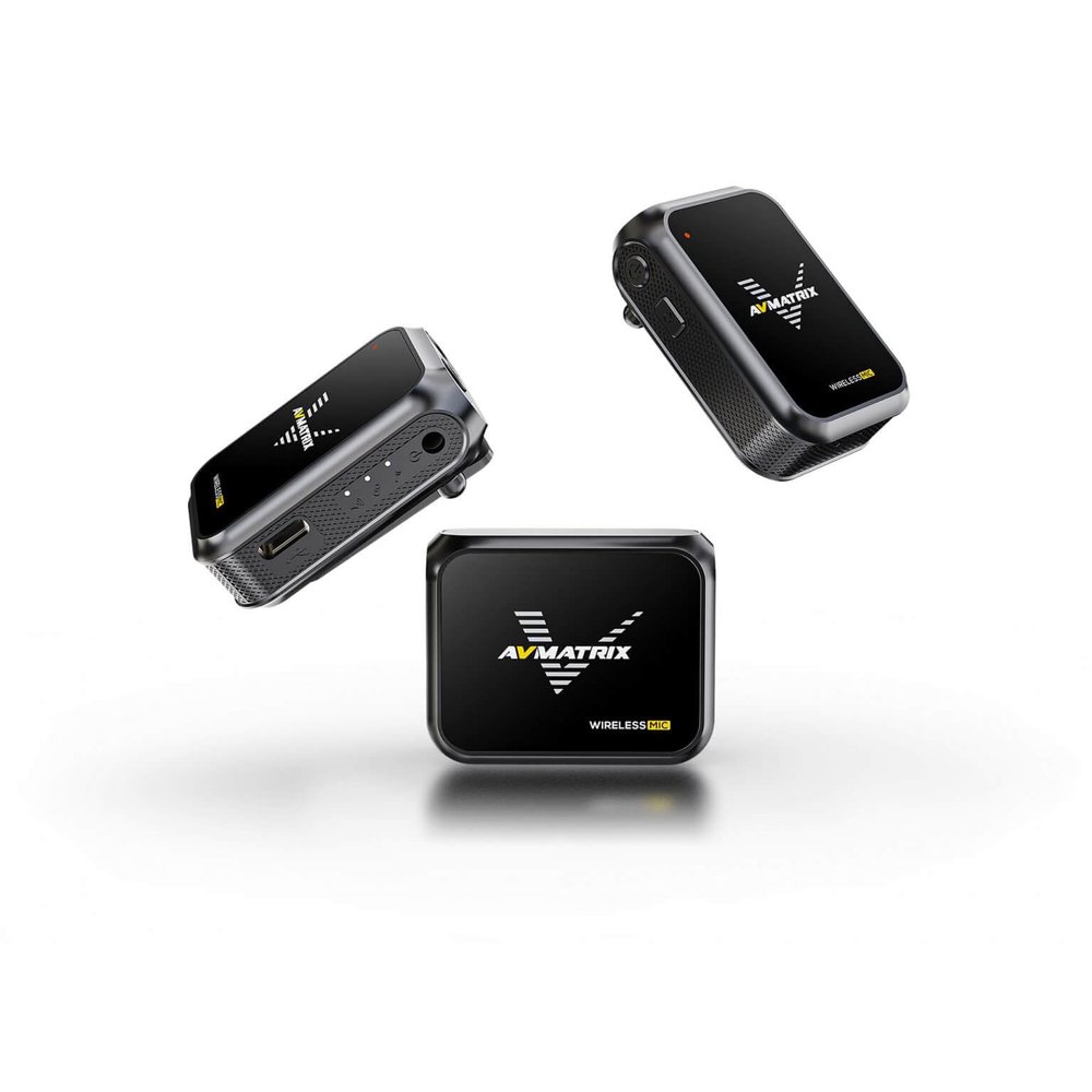 LILLIPUT AVMATRIX WM12 Mini Wireless Microphone System (2.4 GHz) (WM1-2 2TX and 1RX)