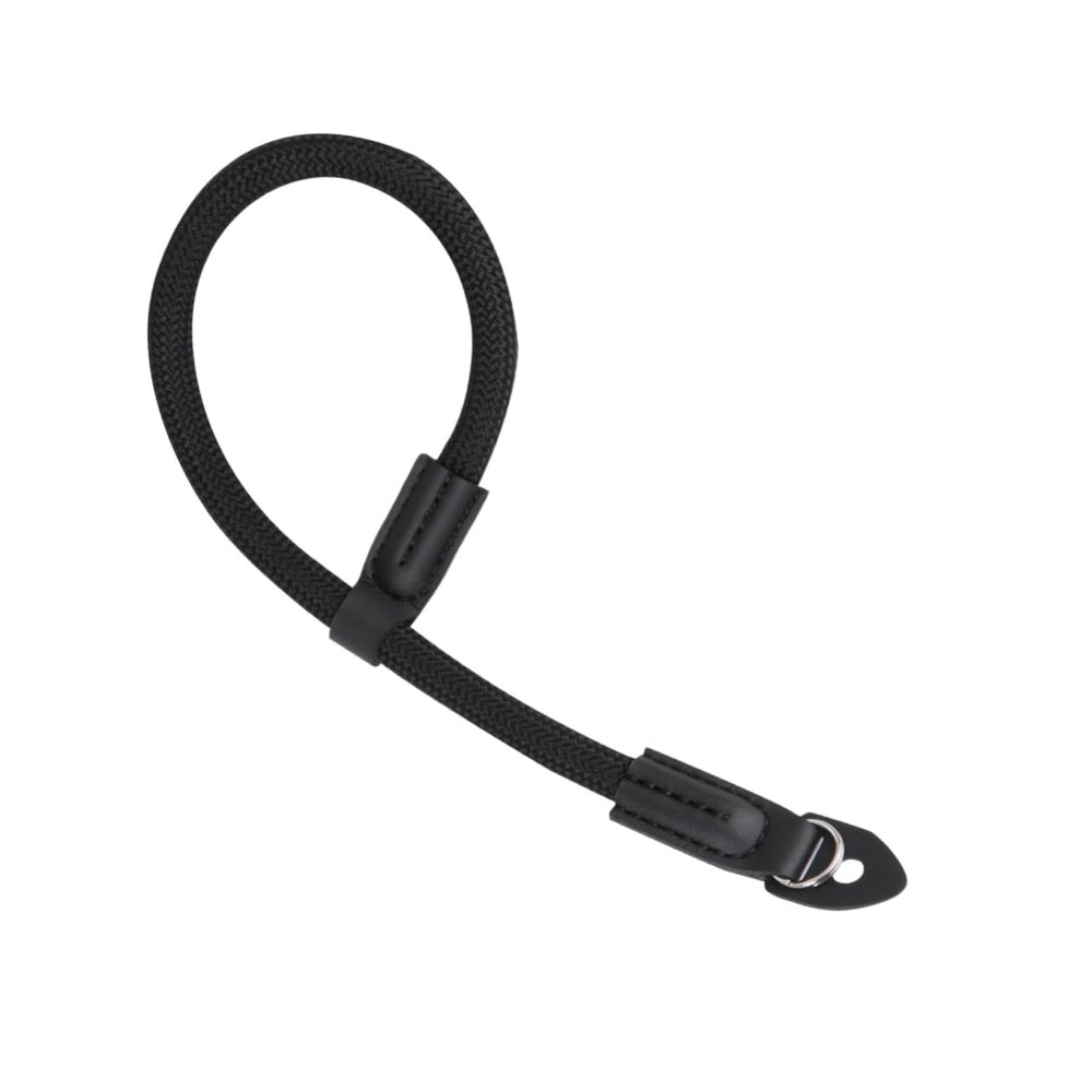 Veemoon Wear-resistant Nylon Wrist Strap for Mirrorless Cameras Durable Lanyard with Round Holes Lightweight and Comfortable Design for Secure Carrying Black