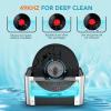 ERICAT Ultrasonic Vinyl Record Cleaner, Record Cleaning Machine with Smart Touch Screen, 49KHZ Work Frequency and Support 90 Automatic Rotation, Two-Speed Adjustable and Made to Last, for Jewelry view 2