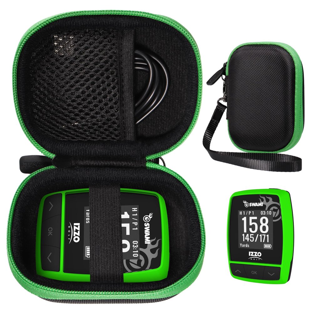 CaseSack Case for Swami Kiss Golf GPS Rangefinder, Izzo Swami 6000, Swami 4000, 4000+, 5000 Golf GPS Rangefinder; Garmin Approach G30, G6, G7.