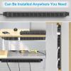 HHSOET 360 Rotating 12 Outlet Mountable Power Strip, Aluminum Alloy Long Power Strip Extension Cord, Heavy Duty Wall Mount Surge Protector with Switch, Works Great and Very Versatile,15ft Power Cord. view 3