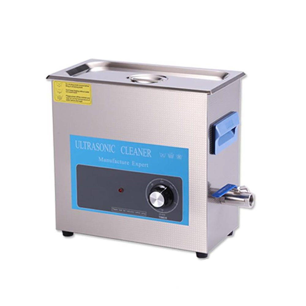 Industrial Ultrasonic Cleaning Machine, 120W Ultrasonic Vinyl Record Cleaner with Digital Timer and Heating Function, 4.5L Inner Tank Capacity and Removable Record Cleaning Rack, for Industrial