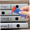 PRETYZOOM 2sets Cleaning Small Stickers Decals Scraper Window Spatula Blades Shovel Blades Sticker Removal Tool for Caulk Glue Paint 100pcs*2 view 2
