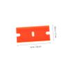 PRETYZOOM 2sets Cleaning Small Stickers Decals Scraper Window Spatula Blades Shovel Blades Sticker Removal Tool for Caulk Glue Paint 100pcs*2 view 4