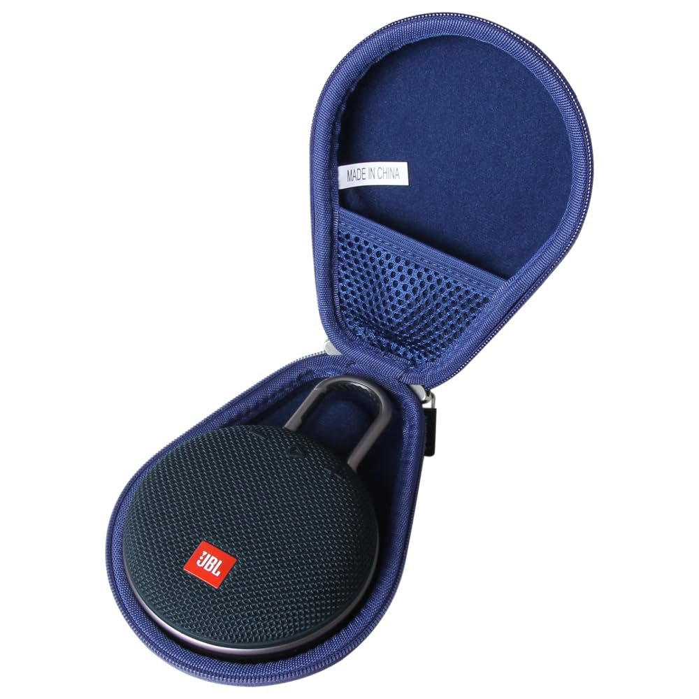 Anleo Hard Travel Case for JBL Clip 3 Portable Waterproof Wireless Bluetooth Speaker (Blue)