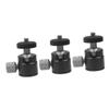 OSALADI 3pcs Ball Head Mount Adapter for Camera Tripod Rotatable Camera Head Mount for Alloy Construction view 1