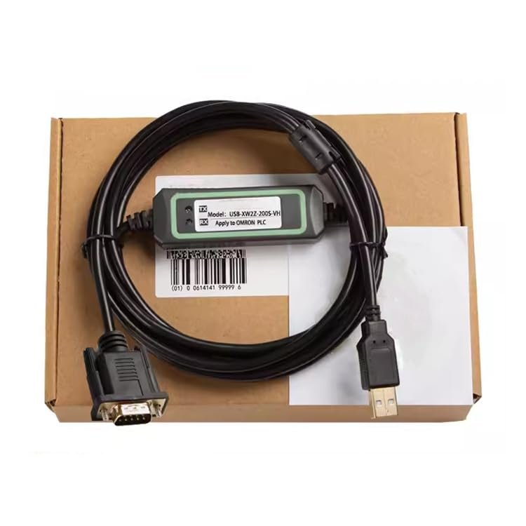 USB-XW2Z-200S-VH for CQM1H CPM2C CJ1M Programming Cable Data Download Cable FT232RL Chip High Speed Stable Model Gold-Plated Plug 3 Meters