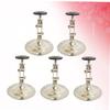 Angoily 5pcs Security Camera Wall Mount Brackets Rotatable Monitor Holders for Indoor Outdoor Use Durable Metal Support Stands for CCTV and Dome Cameras view 2