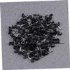 DOITOOL 100pcs Black Plastic Cable Clips Cord Organizers for Power Lines Phone Cords and More Easy Installation Smooth Surfaces for Home Office and School view 3
