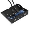 Yctze 3.5 Front Panel Floppy with USB2.0 HDAUDIO, 9Pin to 2 USB2.0 Interface, Includes Mic Audio - for Easy Access and Convenience view 3
