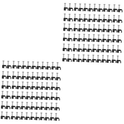 DOITOOL 2sets Cable Staple Cable Staple Wire Fastener for Electrical Tv Speaker Outdoor Extension Cord Clip