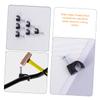 DOITOOL 2sets Cable Staple Cable Staple Wire Fastener for Electrical Tv Speaker Outdoor Extension Cord Clip view 2