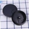 Angoily 2pcs Round Plastic Cable Cover for Computer Desk Durable Abs Hole Cover Easy to Install Wiring Accessory for Black view 4