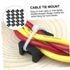 Homoyoyo 500pcs Multi-Purpose Cable Clamps for Home Organization Durable Wire Fixation Tool Use Retaining Clips for Cable Management view 2