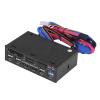 5.25inch Media Dashboard with Front Panel USB3.0/2.0 HUB, ESATA, and Audio Multi Card Reader view 1