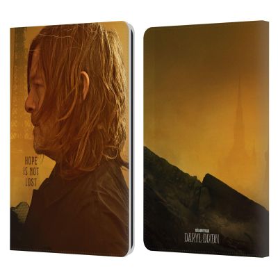 Head Case Designs Officially Licensed The Walking Dead: Daryl Dixon Hope is Not Lost Key Art Leather Wallet Case Compatible with Kindle Paperwhite 1/2 / 3