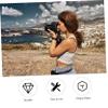 Homoyoyo Sturdy Camera D-ring Screw Kit 4pcs 1/4'' Thread for Camera Strap Mounting Quick Release Neck Wrist Strap Screw view 3
