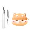 [3 in 1] TSVSXS Cute Case Compatible with Bose Ultra Open Earbuds with Keychain, Anime Silicone Dog Protective Cover Bose Ultra Open for Kids with Cleaning Kit view 1
