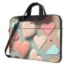Laptop Shoulder Bag Messenger Bag for Men Women Love pattern Laptop Bag Computer Bag view 1