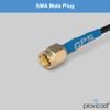 Proxicast Active/Passive GPS Antenna SMA - Through Hole Screw Mount Puck Antenna with Straight SMA Male Connector on 6 ft Coax Lead - 28 dB LNA (ANT-190-020) view 4