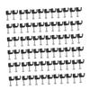 DOITOOL 7mm Plastic Cable Clip Wire Cord Fastener for Telephone Line Tie Fixer Cord Organizer Clips Cord Fastener Jumper Cable Clamps Cable Fixer for Home Office School view 1