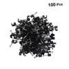DOITOOL 7mm Plastic Cable Clip Wire Cord Fastener for Telephone Line Tie Fixer Cord Organizer Clips Cord Fastener Jumper Cable Clamps Cable Fixer for Home Office School view 2