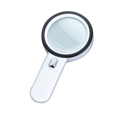 30 Times high Times Handheld Magnifying Glass with LED Lights HD Children Elderly Students with The Elderly Reading Extra Large 100MM Portable OfficeProducts