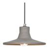 SteFik Ndustrial Cement Ceiling Pendant Light Hat - Modern Gray Cement Pendant Light, V-intage Suspended Lighting Fixture, Farmhouse Chandelier Compatible with Kitchen Island, Dining Room, Restaurant view 1