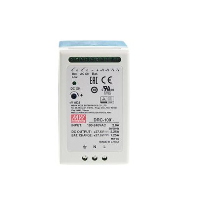 Mean Well DRC 100W 27.6V Switching Power Supply DRC-100B Dual Output AC-DC DIN Rail UPS