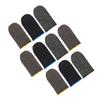 FOMIYES 15pairs Thin Finger Sleeves for Mobile Gaming Breathable Touchscreen Covers Carbon Fiber Copper Fiber for Enhanced Game view 4