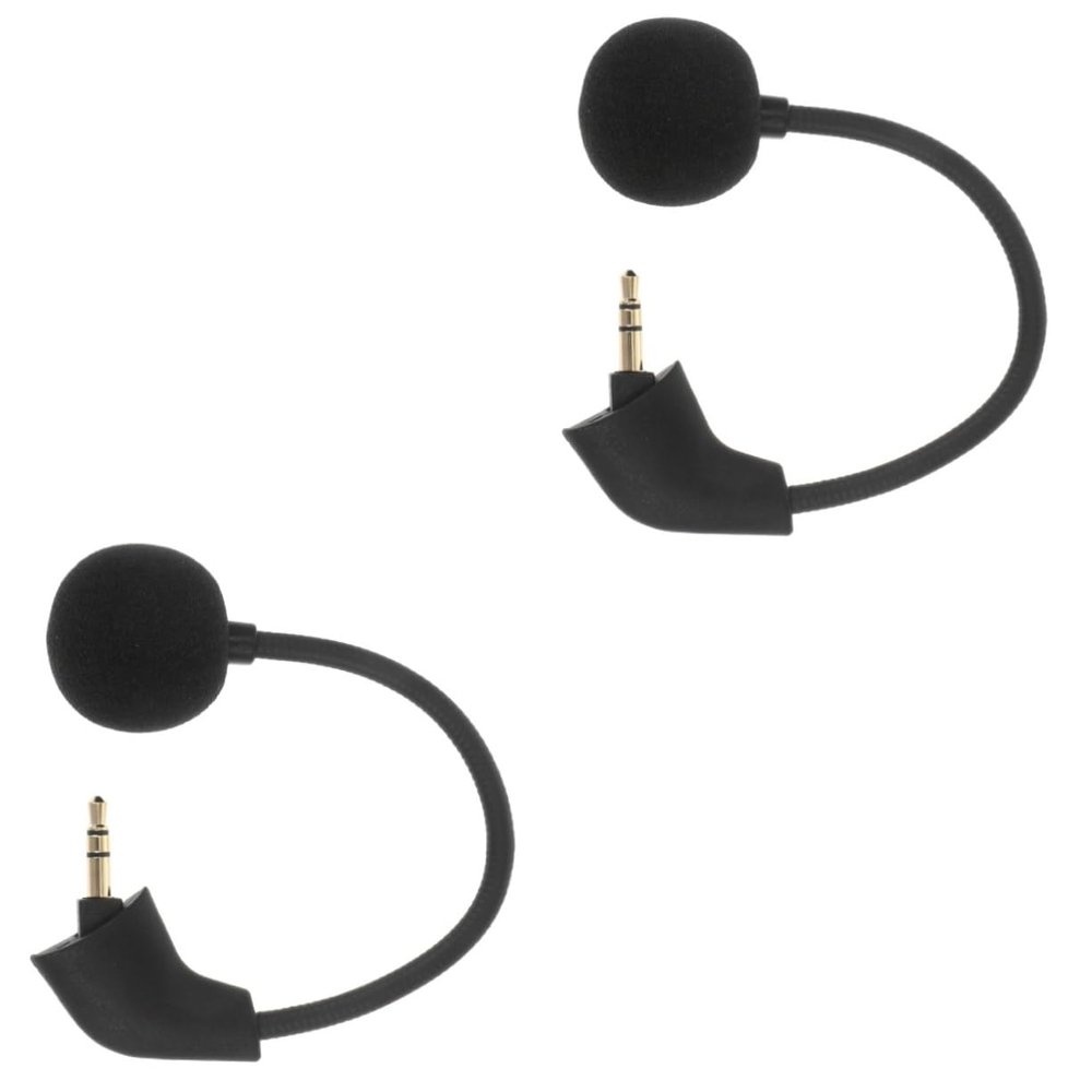 Angoily 2pcs Gaming Microphone for Headset Microphone in-line Teaching Loudspeaker