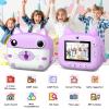 Kids Camera Instant Print, 3.0" HD Screen Kids Instant Cameras, Christmas Birthday Gifts for Girls Boys 3 4 5 6 7 8 9 10 Year Old, Portable Toddler Travel Toys with 32GB Card & 3 Rolls Printer Paper view 2