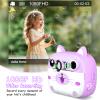 Kids Camera Instant Print, 3.0" HD Screen Kids Instant Cameras, Christmas Birthday Gifts for Girls Boys 3 4 5 6 7 8 9 10 Year Old, Portable Toddler Travel Toys with 32GB Card & 3 Rolls Printer Paper view 3