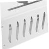 Angoily Practical Power Cord Storage Box White Cable Organizer for Home Wire Management Case Ventilation for Hiding Cables and Power Strips Living Room Office and Kitchen view 3