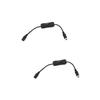 Angoily 2pcs Male to Female Extension Cable with Connector for Devices Convenient Inline Control for Cameras Solar Equipment Led Lights and More view 1