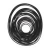 Toyvian 60pcs Recorder Rubber Belt Replacement for Cassette Tape Machine Flexible Wear-Resistant Low Noise Compatible DVD Drives Personal Stereos and More view 1