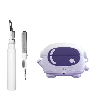 [3 in 1] TSVSXS Cute Case Compatible with Bose Ultra Open Earbuds with Keychain, Silicone Anime Protective Cover Bose Ultra Open Ear for Kids with Cleaning Kit