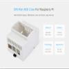 Waveshare Case for Raspberry Pi 5, DIN Rail ABS Case Compatible with Raspberry Pi Hats PoE HAT (F), RS485 CAN HAT etc. Clear Top Window, Large Inner Space, Injection Moduling view 2