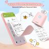 JADENS Mini Sticker Printer-2 Inch Bluetooth Thermal Pocket Printer Pink view 4