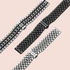 ABNUSR Stainless Steel Silver Band Compatible with Samsung Galaxy Watch 7/6/5/4 40/44mm, Watch 6 Classic 43/47mm, Hidden Clasp Watch 5/5 Pro Silver Strap 45mm, Watch 4 Classic 42/46mm for Men view 2
