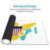 Aulwewd Flag of Virgin Islands Large Gaming Mouse Pad,Keyboard Pad Comfortable Operation (3mm Thick) Suitable for Gamers Office Home (16 X 29.5 Inches) view 4