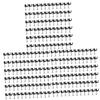 DOITOOL 300pcs Black Plastic Cable Clips Wire Cord Fasteners for Home Office and School for Organizing Power Cords Phone Lines and More Easy to Install Smooth view 1