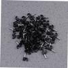 DOITOOL 300pcs Black Plastic Cable Clips Wire Cord Fasteners for Home Office and School for Organizing Power Cords Phone Lines and More Easy to Install Smooth view 4