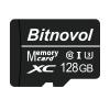 Micro SD Card 128gb - Memory Card for Security Camera,Read 100MB/sec,Write 25MB/sec,128 gb Micro SD Card for Phone PC 4K HD Video,SD Card 128gb for Wyze Camera,Action Dash VRS GOPRO Spy Cameras view 1