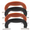 OUNONA 4pcs Plastic Handles for Furniture Wardrobe Suitcase Handle Replacement Modern and Practical view 1